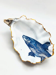 huitre décorée Poisson