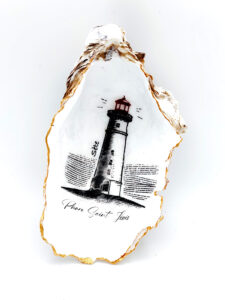 Huitre décorée Phare Sète