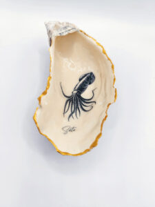 Huitre Décorée Calamar
